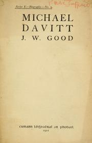 Cover of: Michael Davitt