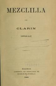 Cover of: Mezclilla