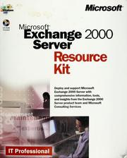 Cover of: Microsoft Exchange 2000 server resource kit by Microsoft Corporation