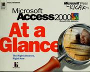 Cover of: Microsoft Office2000 at a glance: library : the right answers, right now.