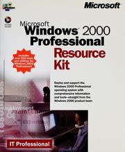 Cover of: Microsoft Windows 2000 Professional resource kit