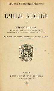 Cover of: Émile Augier.