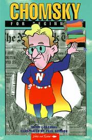 Cover of: Chomsky for Beginners (Writers and Readers Beginners Documentary Comic Book, 80)