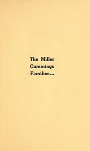 Cover of: The Miller Cummings families