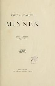 Cover of: Minnen