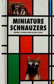 Cover of: Miniature schnauzers