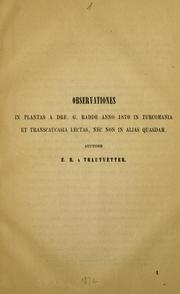 Cover of: [Miscellaneous papers].