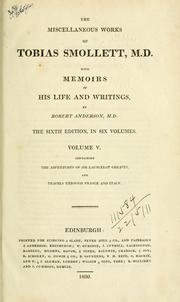Cover of: Miscellaneous works, with memoirs of his life and writings by Robert Anderson