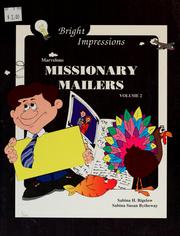 Cover of: Missionary mailers. by Sabina H. Bigelow