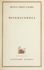 Cover of: Misericordia. by Benito Pérez Galdós