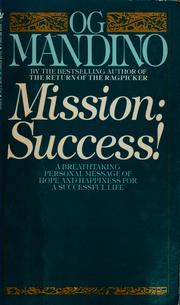 Cover of: Mission by Og Mandino