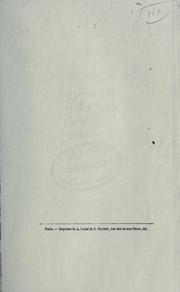 Cover of: Mission du général Gardane en Perse sous le premier empire.: Documents historiques publiés par son fils, le comte Alfred e Gardane.