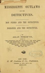 Cover of: Mississippi outlaws and the detectives