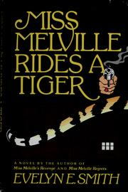 Cover of: Miss Melville rides a tiger