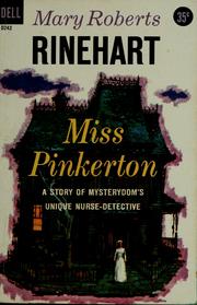 Cover of: Miss Pinkerton. by Mary Roberts Rinehart
