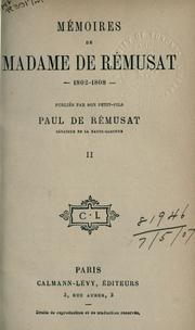 Cover of: Mémoires 1802-1808