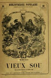 Cover of: Mémoires d'un vieux sou