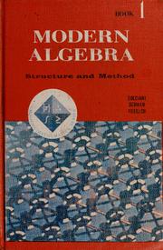Modern algebra by Mary P. Dolciani