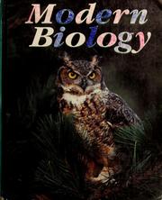 Cover of: Modern biology