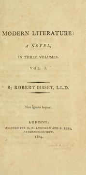Cover of: Modern literature by Robert Bisset