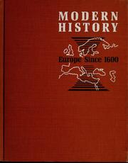 Cover of: Modern history: Europe since 1600