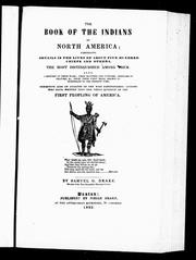 Cover of: The book of the Indians of North America by by Samuel G. Drake
