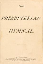 Cover of: The Presbyterian hymnal
