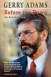 Cover of: Before the dawn by Gerry Adams