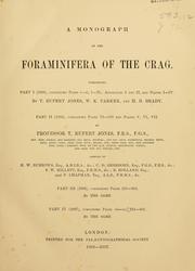 Cover of: A monograph of the Foraminifera of the Crag by T. Rupert Jones