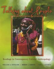 Cover of: Talking About People by William A. Haviland, Robert J. Gordon, Luis A. Vivanco