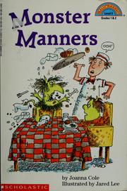 Cover of: Monster manners by Mary Pope Osborne