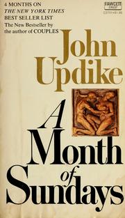 Cover of: A month of Sundays by John Updike