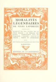 Cover of: Moralités légendaires.: Avec des vignettes gravées sur bois par Daragnès.