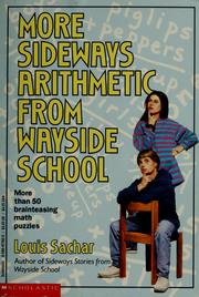 Cover of: More Sideways Arithmetic from Wayside School: Wayside School #2.75