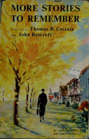Cover of: More Stories to Remember by selected by Thomas B. Costain and John Beecroft ; illus. by Frederick E. Banbery.