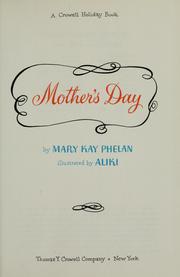 Cover of: Mother's Day.