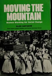 Cover of: Moving the mountain: women working for social change