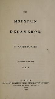 Cover of: The mountain Decameron.