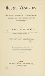 Cover of: Mount Vesuvius by James Logan Lobley, James Logan Lobley