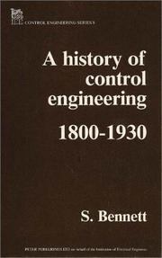 Cover of: History of Control Engineering 1800-1930 (Control)