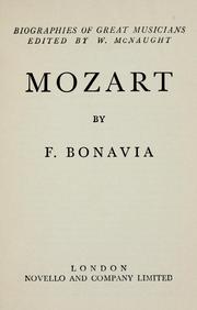 Cover of: Mozart