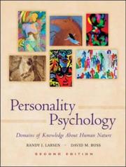 Cover of: Personality Psychology by Randall J. Larsen, David M. Buss