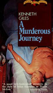 Cover of: A murderous journey