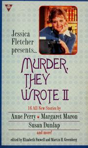 Cover of: Murder they wrote II by Jean Little