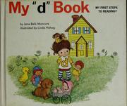 Cover of: My "d" book by Jane Belk Moncure