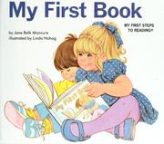 Cover of: My first book by Jane Belk Moncure
