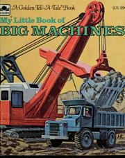 Cover of: My little book of big machines