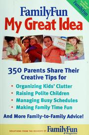 Cover of: My great idea. by 