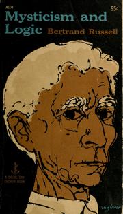 Cover of: Mysticism and logic. by Bertrand Russell