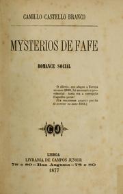 Cover of: Mysterios de Fafe: romance social